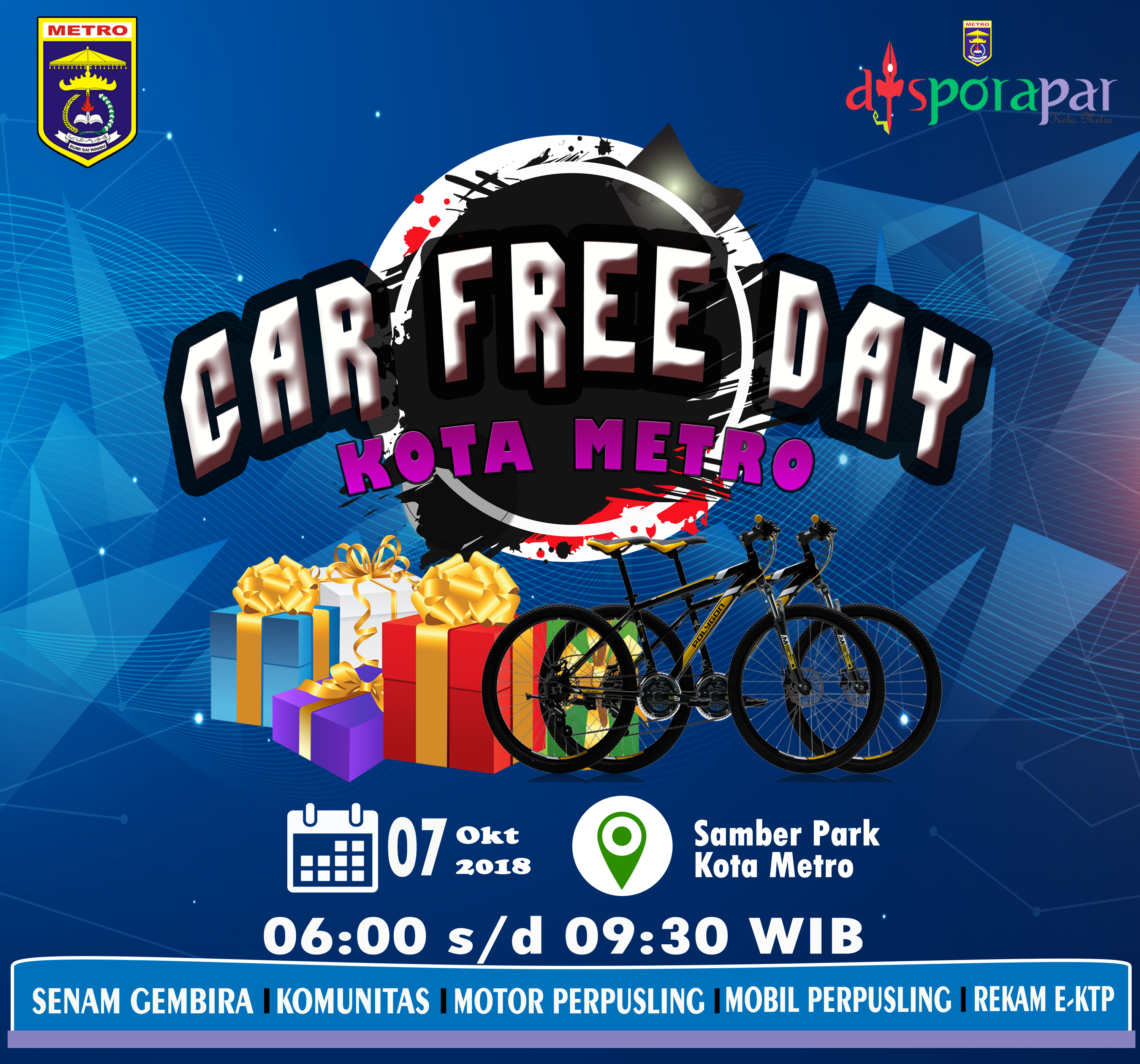 Car Free Day Minggu Pertama dibulan Oktober 2018